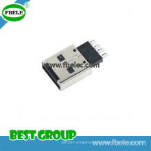 USB/a Plug/Solder/for Cable Ass′y/Short Type Fbusba1-106